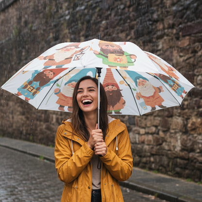 Gnomes Garden Party Umbrella