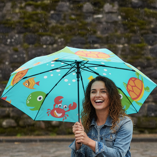 Sea Turtle Crab Umbrella