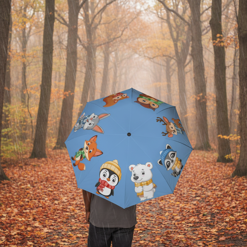 Woodland Animals Umbrella Lifestyle